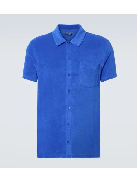 Froté košile Vilebrequin modrá