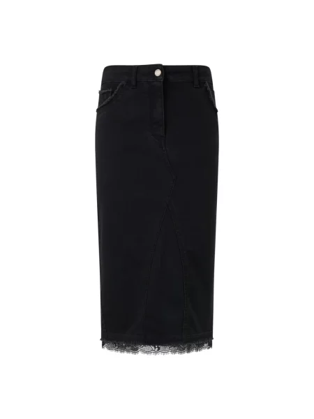 Spódnica jeansowa Alberta Ferretti czarna