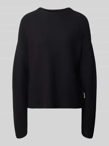 Sweter o kroju loose fit z czystej bawełny model MERINAA' Armedangels czarny
