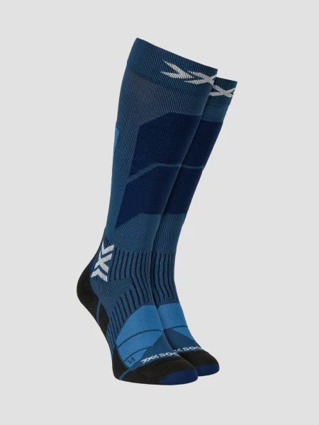 Skarpety narciarskie X-Socks Ski Perform Otc marine/mineral blue niebieskie