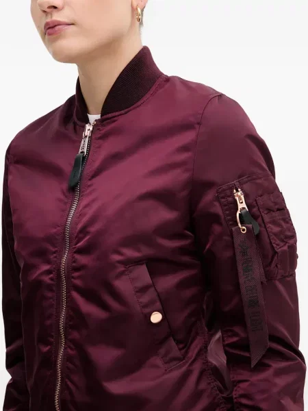 Geacă bomber Alpha Industries violet