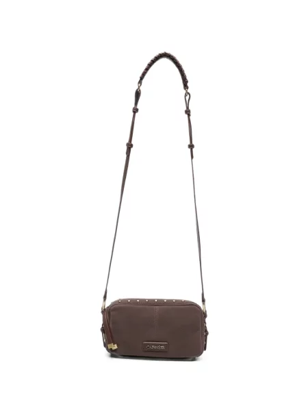 Geanta crossbody Cafènoir cu tepi maro