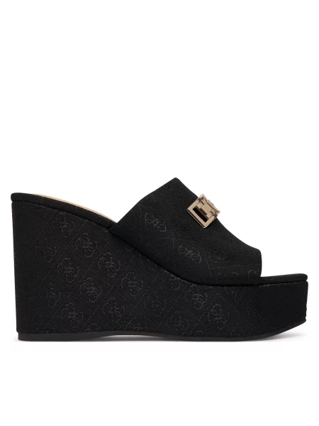 Шльопанці Guess FLJEVZ чорний
