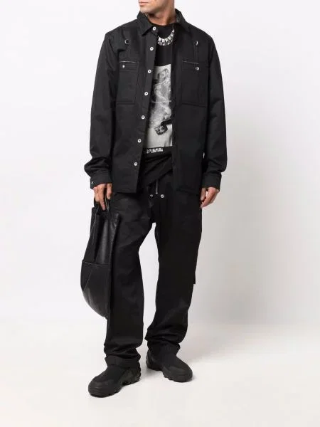 Marškinėlių tipo striukė Rick Owens Drkshdw juoda