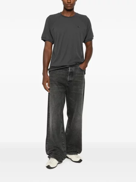Tricou Adidas cu autograf gri
