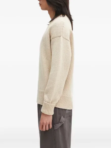 Pulover Visvim cu decolteu în V chunky
