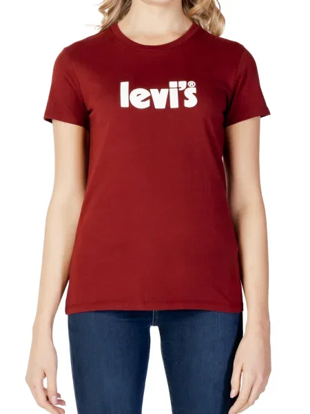 Къс тениска Levi's® червено