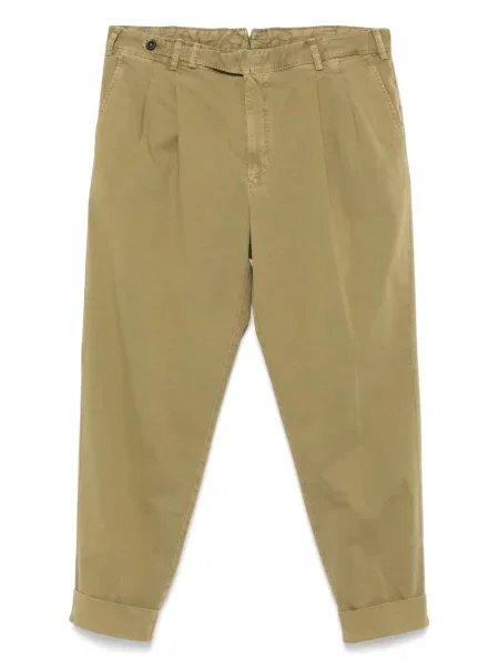 Pantaloni Pt Torino plisate verde