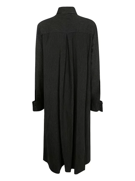 Rochie Maria Calderara cu dungi de costum negru