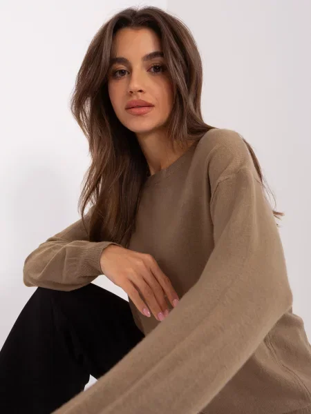 Pulover Fashionhunters maro