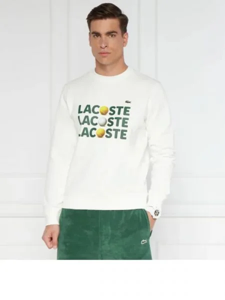 Lacoste Hanorac alb