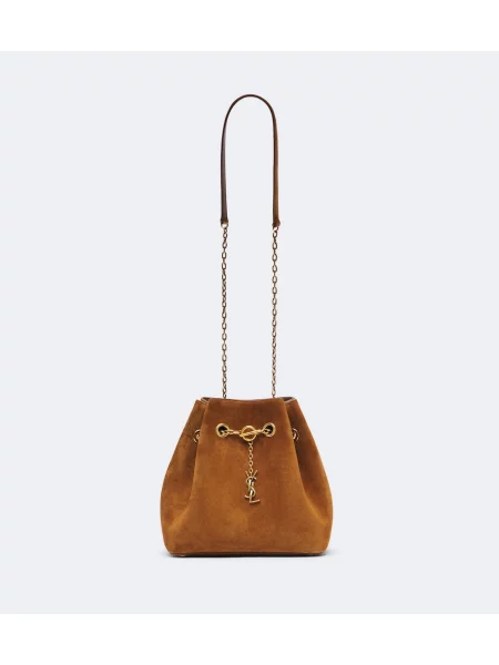 Geantă Saint Laurent din piele bej