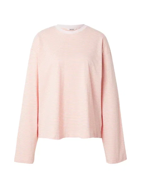 Monki Tričko pink bílá