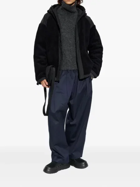 Geacă Canada Goose din fleece negru