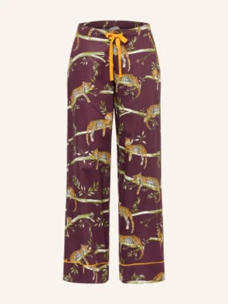 Cyberjammies Spací Kalhoty tmavě fialová / tmavě / zelená žlutá