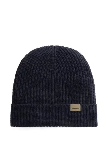 Căciulă Woolrich tricotate albastru