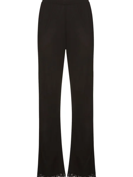 LASCANA Pantaloni de pijama negru