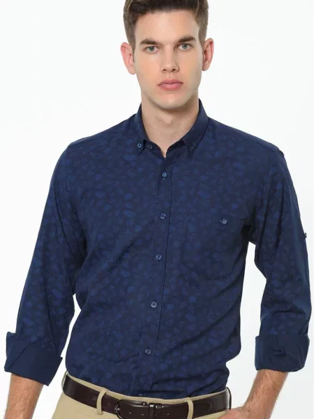 Дънкова риза Dewberry синьо