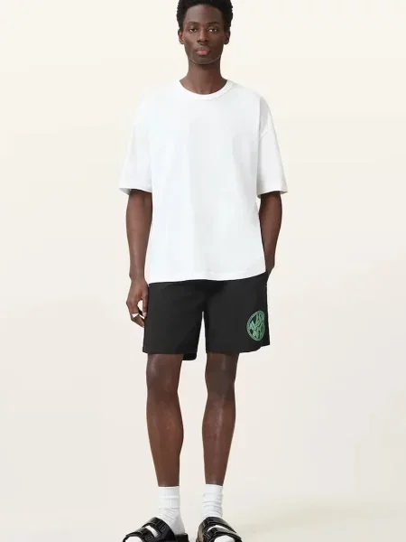 AllSaints pantaloni scurți de baie DISTORTION negru