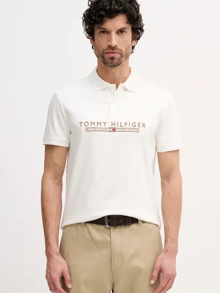 Πόλο Tommy Hilfiger άσπρο λευκό