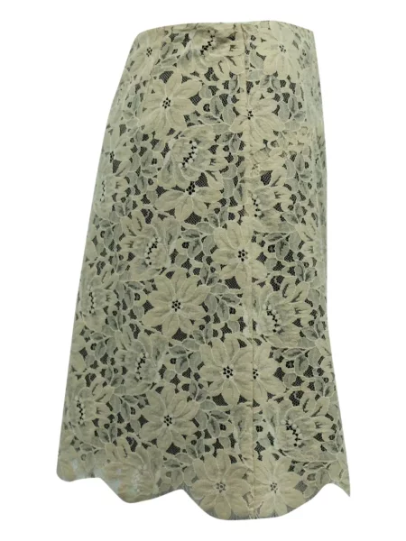 Mała spódnica mini Sandro w kwiatki koronkowa