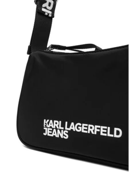 Ročna torba Karl Lagerfeld Jeans črna