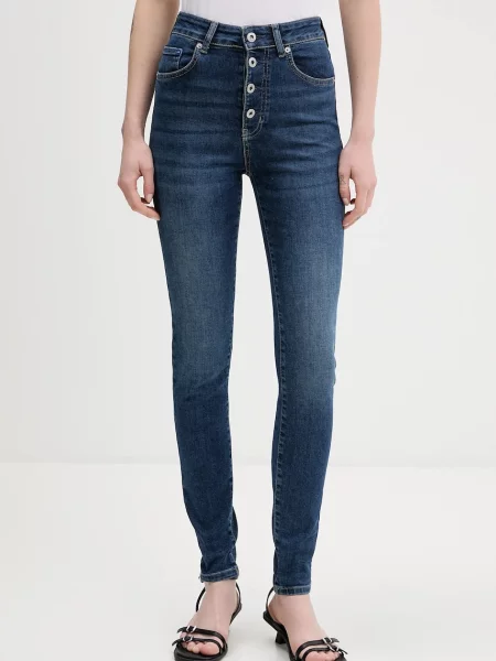 Kavbojke Karl Lagerfeld Jeans mornarsko modra