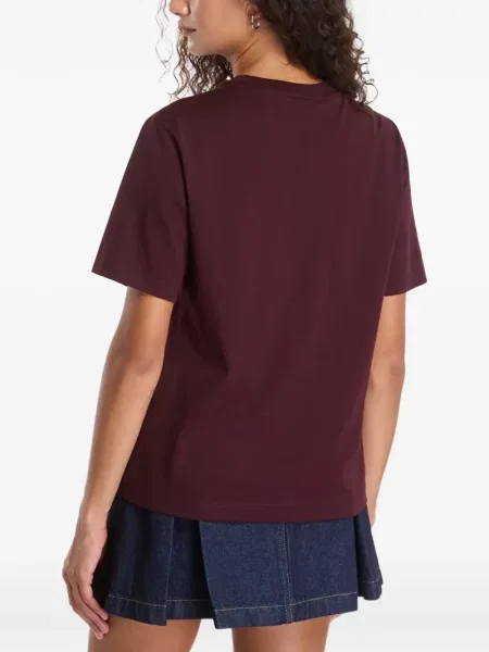 Tricou Lacoste cu autograf violet