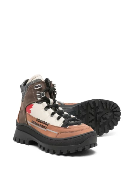 Botki dziecięce Dsquared2 brązowe