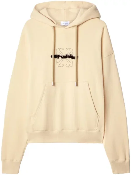 Hanorac cu glugă Off-white alb