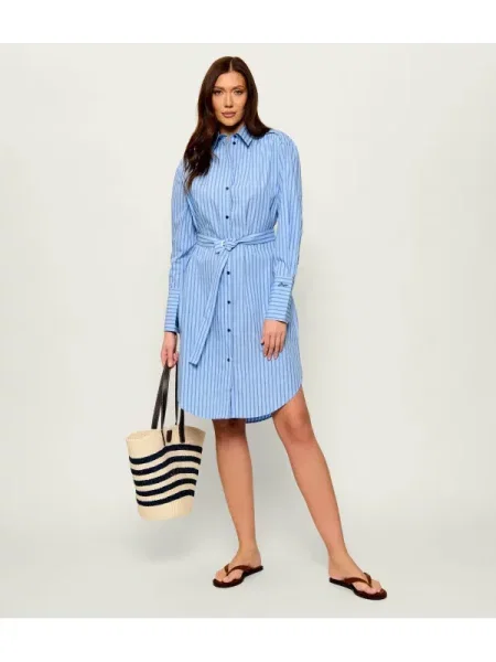 BOSS Rochie tip bluză / deschis albastru