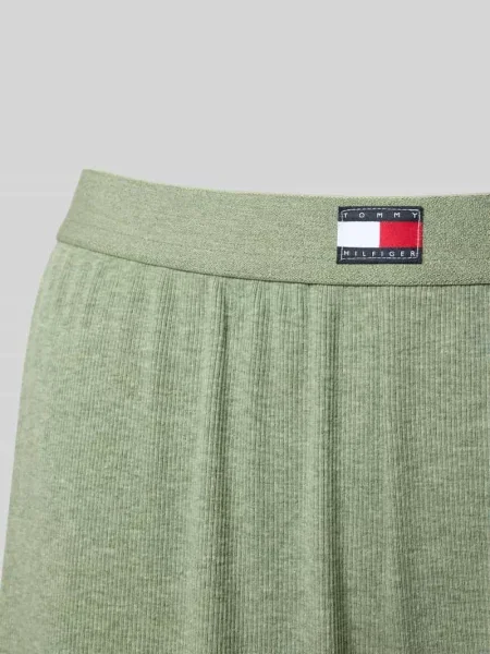 Spodnie od piżamy z szeroką nogawką z mieszanki bawełny Tommy Hilfiger