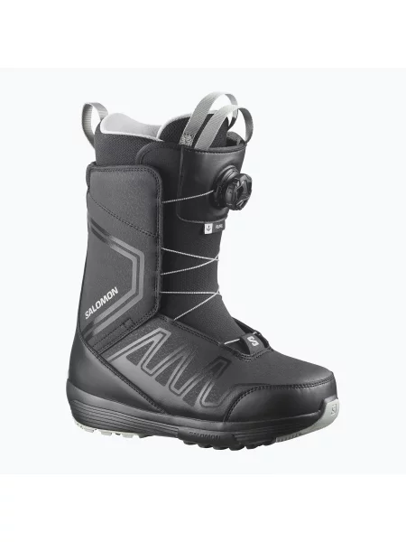 Botine Salomon cu perle negru