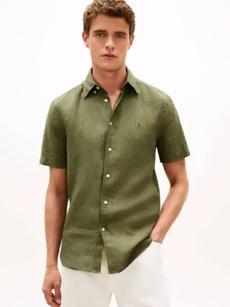 Tommy Hilfiger De in cămașă verde