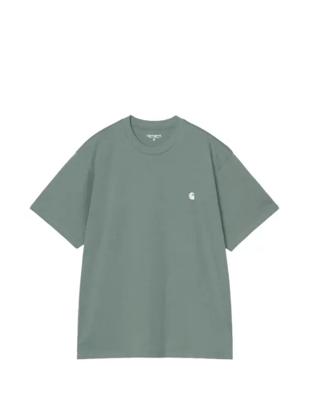 Tricou Carhartt Wip cu autograf verde