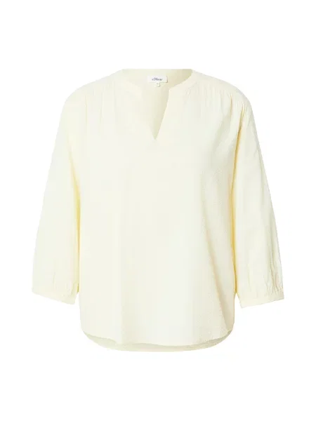 S.Oliver Bluză pastel galben