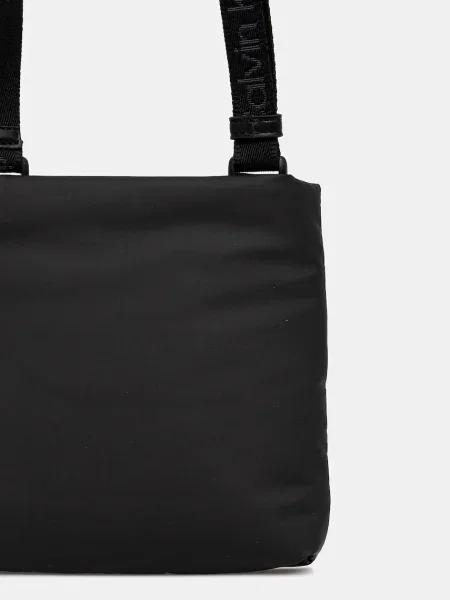Válltáska Calvin Klein Puffer Utility Flatpack fekete