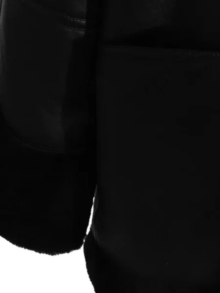 Geanta de piele Toteme negru