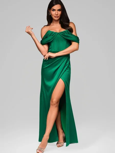 Odgovarati večernja haljina Edoti zelena