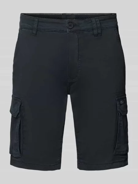 Szorty o kroju regular fit z cargo Blend czarne
