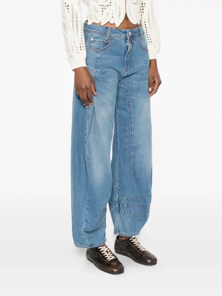 Jeansy High niebieskie