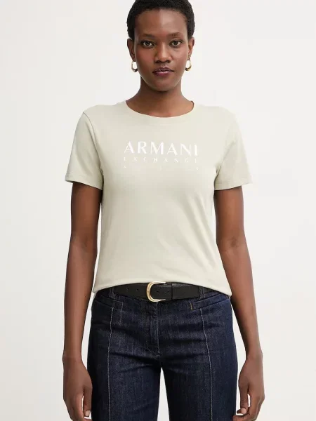 Armani Exchange tričko zelené
