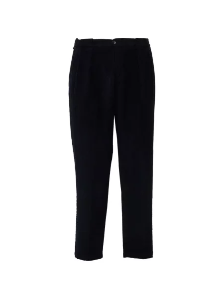 Pantaloni Briglia 1949 de catifea cord albastru