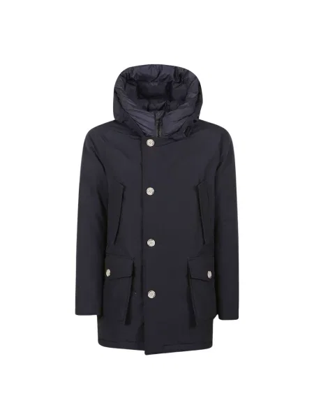 Kurtka puchowa Woolrich niebieska