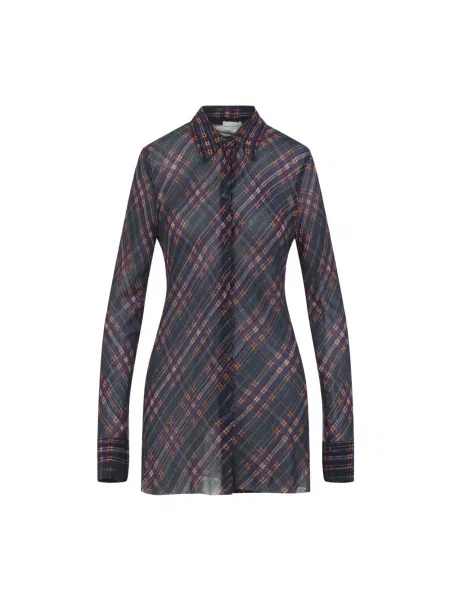 Koszula Dries Van Noten niebieska