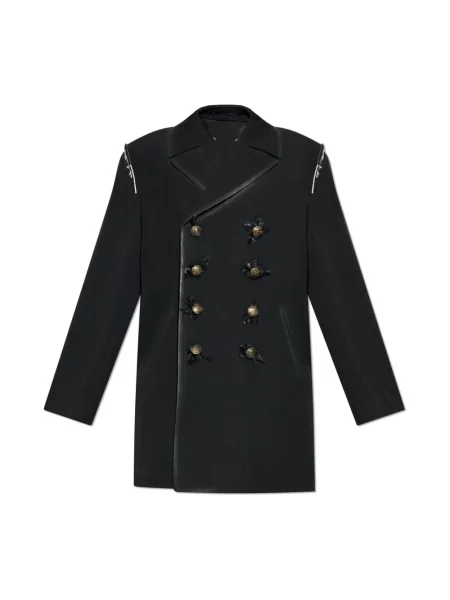 Krótki płaszcz Maison Margiela czarny