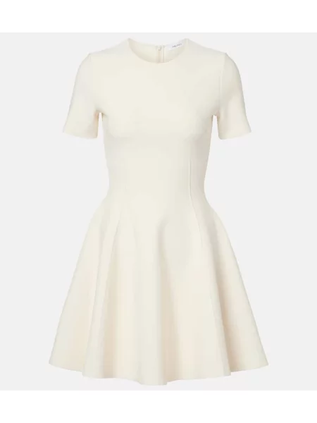 Rochie Mcqueen tricotate alb