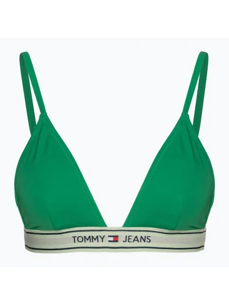 Olcsóbban. Tommy Jeans Triangle RP cape verde fürdőruha felső. Méret: L zöld