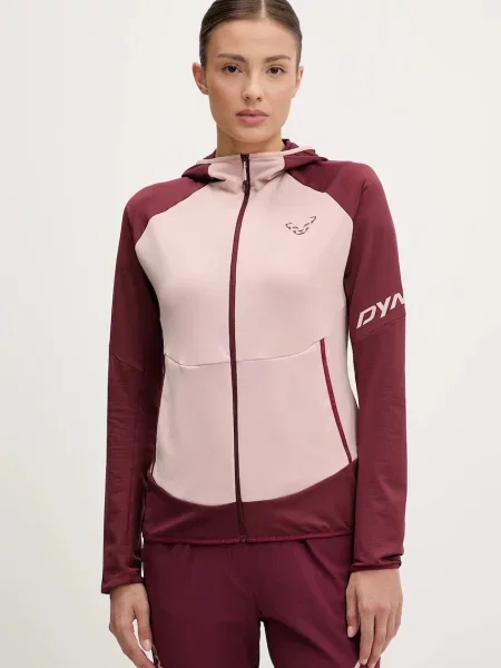 Dynafit hanorac în aer liber Transalper Light cu glugă cu imprimeu roz