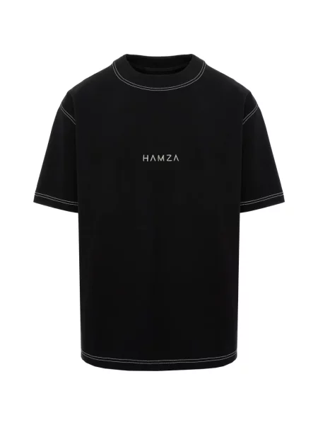 Tricou Hamza cu broderie negru